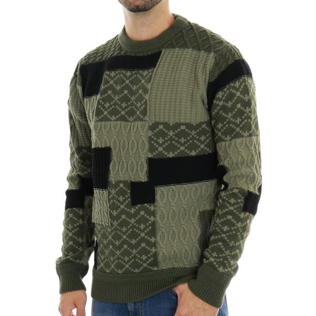 MAGLIA SUNE PATCHWORK ANER KJENDT - Mad Fashion | img vers.650x/